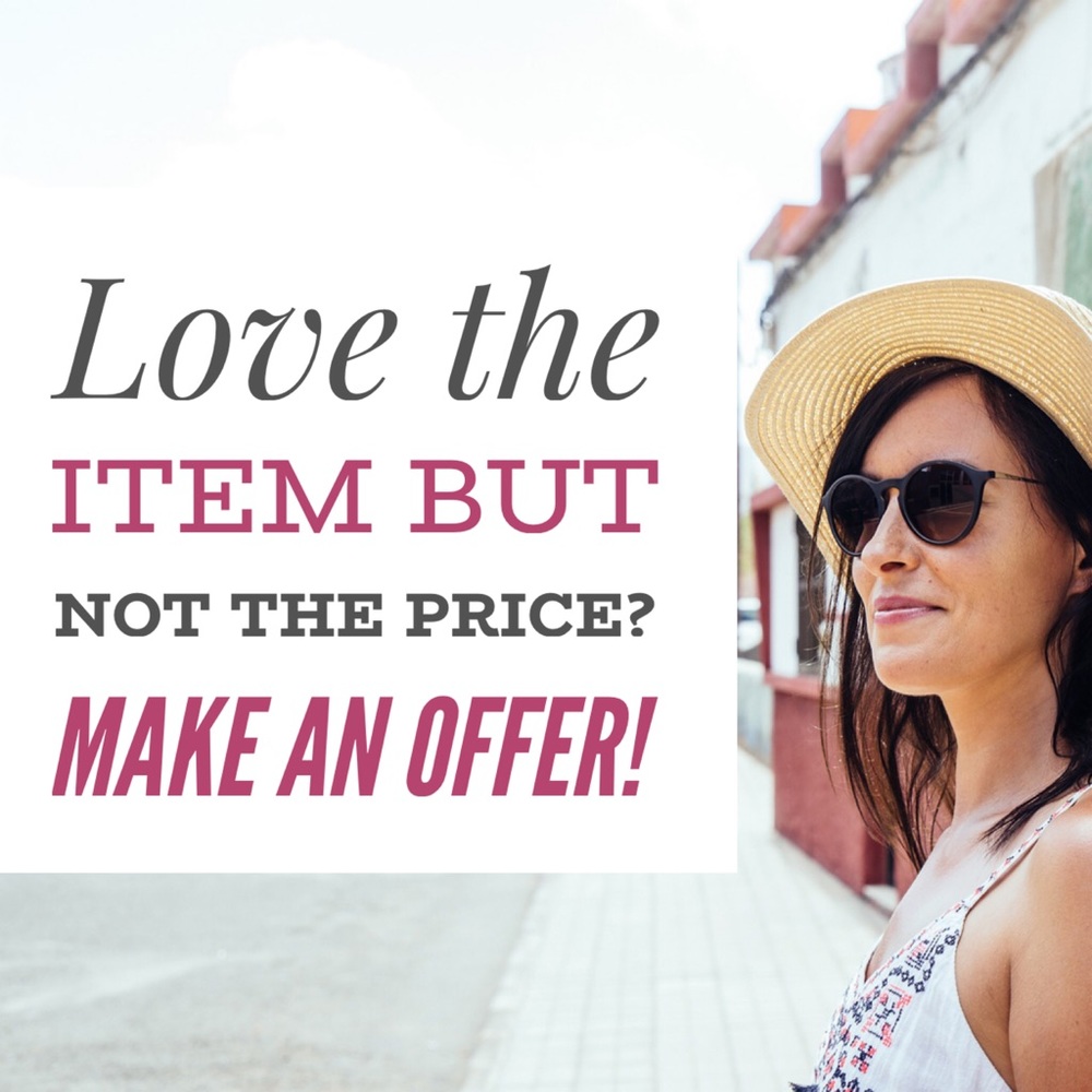 Love the item but not the price? Make an offer!